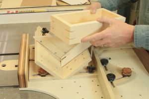 Ajustement des coupes des mortaises