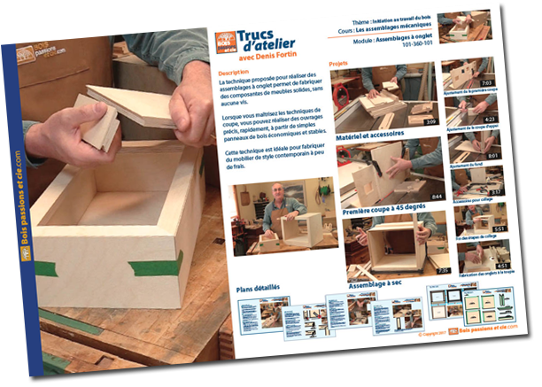 Cahier de plans papier disponible