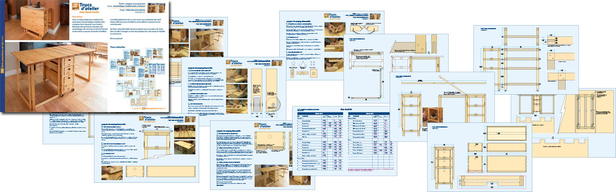 Cahier de plans papier disponible