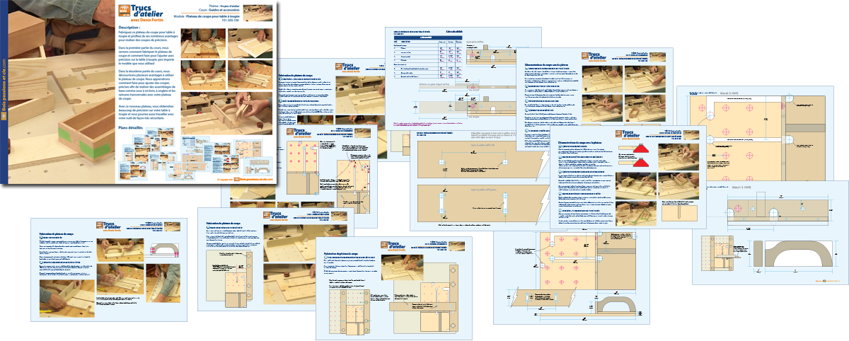 Cahier de plans papier disponible