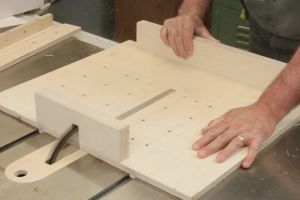 Installation des blocs d'appui
