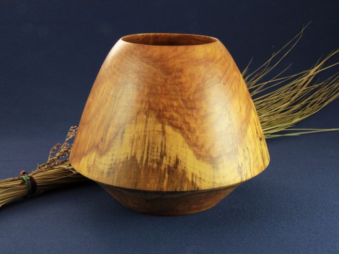 Tournage sur bois - Vase en bois coti