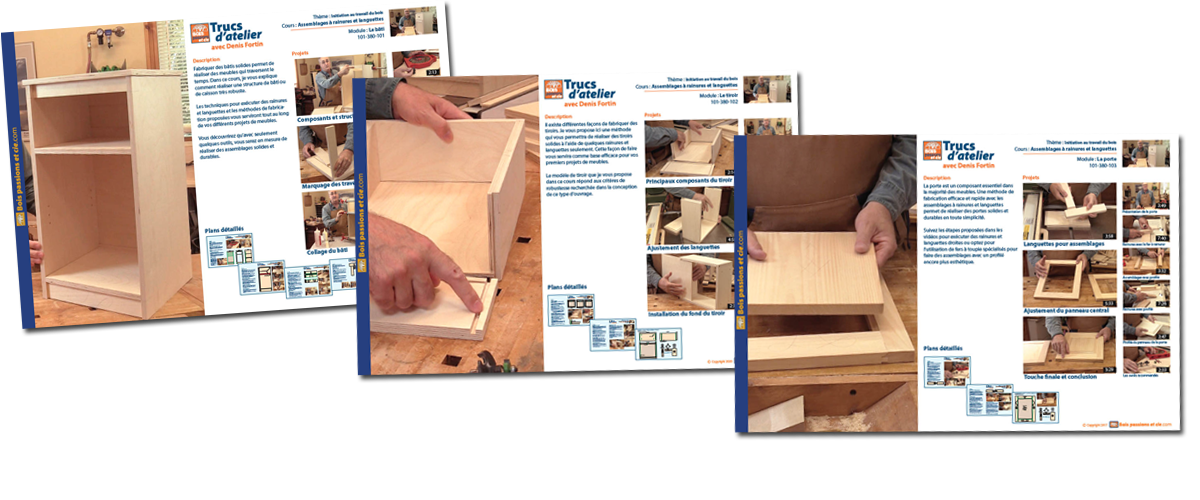 Cahier de plans papier disponible