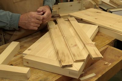Assemblage de panneaux massifs