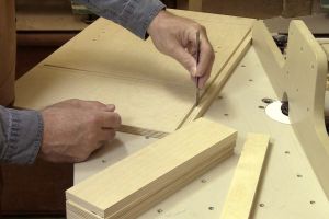 Fabrication des rainures sur les traverses arri�re